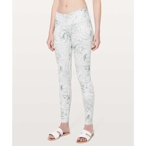 Lululemon Wunder Under Low-Rise Tight 28" Twine White Multi NWOT
